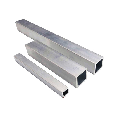 El polvo ISO9001 cubrió el tubo de aluminio del cuadrado de Alu de la sección 7050 de la caja